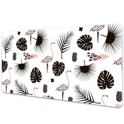 Decormat Namizna podloga Leaves and flamingos 100x50 cm