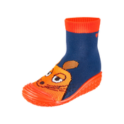PLAYSHOES Škornji DIE MAUS Pirat marine/oranžna/jastog/črna