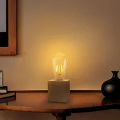 OSRAM namizna svetilka Vintage 1906, lesena z LED-žarnico E27 - Dnevna soba/jedilnica - Svetlo leseno