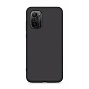 HURTEL Silikonski ovitek za Xiaomi Redmi Poco F3 Mi 11i črne barve