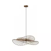 Eglo 300172 - Visilica na sajli CURITIBA 1xE27/40W/230V braon