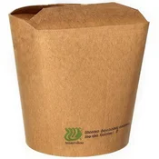shumee Škatla za prigrizke Kraft 470 ml 9,8 x 8,2 x 7 cm 25 kosov.