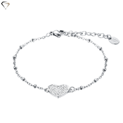 Ženska zapestnica #BRAND Gioielli/Shine/Srce z gravuro