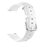 BStrap Xiaomi Amazfit Bip Leather Lux pašček, white