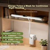 Datouren Stona LED lampa, 5W, Bela