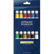 Uljane boje Lefranc & Bourgeois - 12 boja x 10 ml