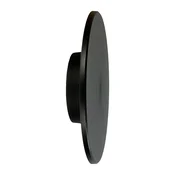 shumee Moderna črna zunanja stenska svetilka, navpični krog, O22cm, spremenljiva barva, LED, 15W, IP65, DISK, Milagro