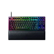 Tipkovnica Razer Huntsman V2 Tenkeyless - nordijska razporeditev, Purple Switch (PC)