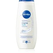 Nivea Creme Soft kremni gel za prhanje 250 ml za ženske