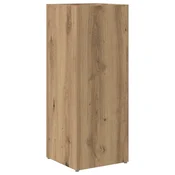 Vidaxl Stojalo za dežnik Umetni hrast 25 x 24,5 x 64 cm