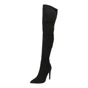 BUFFALO Škornji čez koleno SIENNA črna