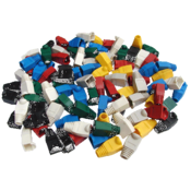 DATACOM zaščita RJ45 z mehurčkom BLACK (10 kosov)