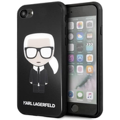 Karl Lagerfeld iPhone 7/8 SE 2020 Black Hard Case Iconic Karl Glitter (KLHCI8DLFKBK)