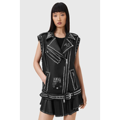 Usnjen brezrokavnik AllSaints BILLIE
