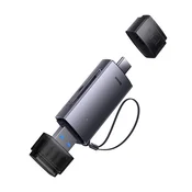 BASEUS LITE citac kartica Type-C/USB - SD/MicroSD tamnosiva WKQX060113