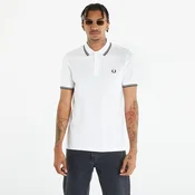 Majice FRED PERRY Twin Tipped Short Sleeve Tee White M