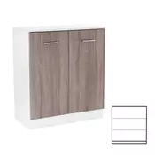 Miami kredenca 2 vrati 80x92 cm york hrast-bela