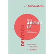 Prüfungsheft - 2026 Deutsch Abitur Leistungsfach - Baden-Württemberg - Original-Prüfungen und Lösungen