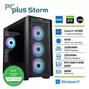 PCPLUS Storm Core i7-14700F 32GB 2TB SSD RTX 5060Ti 8GB Windows 11 Home + Xbox GP gaming