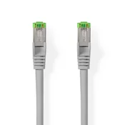 Nedis Omrežni kabel Cat 8.1 | S/FTP | RJ45 Moški | RJ45 Moški | 20,0 m | Okrogla | LSZH | Siva | Oznaka