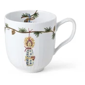 Bela porcelanasta skodelica z božičnim motivom 330 ml Hammershoi Christmas – Kähler Design