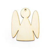 Leseni okraski za decoupage za obešanje - Angel (leseni)
