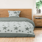 Posteljnina iz mikrovlakna STAR DUST bela Dimenzije posteljnine: 2 kom 80 x 80 cm | 200 x 200 cm