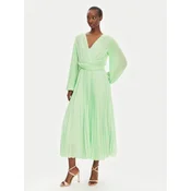 TWINSET Cocktail obleka 251TP2330 Zelena Regular Fit