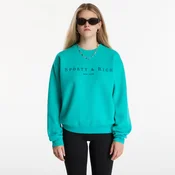 Mikina Sporty & Rich Title Embroidered Crewneck UNISEX Amalfi Green XL