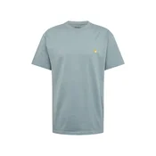 Carhartt WIP Majica Chase dimno modra/zlata