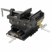 Vidaxl Ročni prečni primež za vrtalni stroj 150 mm