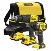 Stanley Komplet 18v v20 sfmcd711+sfmcf800 2*2.0ah torba