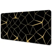 Decormat Namizna podloga Gold and black mosaic 120x60 cm