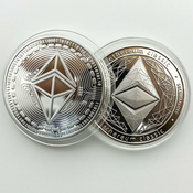 Klasični kovanec Ethereum - srebro KP13407