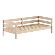 Otroška postelja iz masivnega bora z letvenim dnom 90x200 cm v naravni barvi Margrit – Vipack