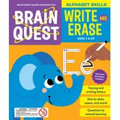 Brain Quest Write and Erase: Alphabet Skills