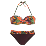 VIVANCE Bikini  čokolada / rumena / zelena / oranžna