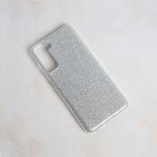 Ovitek bleščice Crystal Dust za Samsung Galaxy S21 5G, Fashion case, srebrna
