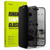 Ringke Cover Display ID Glass kaljeno steklo za iPhone 16 / iPhone 15 – Privacy