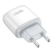 Kućni punjač LDNIO A1209Q QC3.0/ 18W sa Type C kablom beli