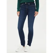 Tommy Hilfiger Jeans hlače Como WW0WW42485 Mornarsko modra Skinny Fit