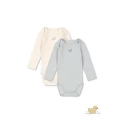 Fanga Fontana  body za dojenčke bombažen PERLA 2 PACK LS BODY OCS paket 2 kosov