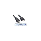VALUE Value HDMI priključni kabel HDMI-A  vtič 3.00 m črna 11.99.5537 zaščiten HDMI kabel, (20421347)