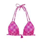 VIVANCE by LASCANA Bikini zgornji del jagoda / bela