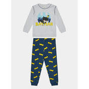 OVS Pižama BATMAN 1895485 Siva Regular Fit
