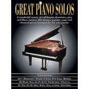 Great Piano Solos: Showtunes, Jazz & Blues, Film Themes, Pop Songs & Classical
