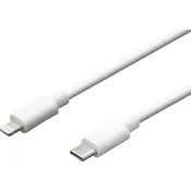 mobilNET Podatkovni kabel Tip C - Lightning, 2A, 1m, Eko embalaža, Bela