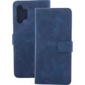 Ovitek Smart Velvet Book Samsung Galaxy A17 - temno moder