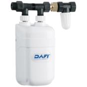 DAFI Dafi POZ03133 grelnik vode, 4500 W, energijska učinkovitost A, kompakten, hitro segrevanje, povezava s cevjo