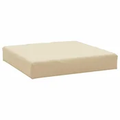 Vidaxl Blazina za palete bež 60x60x8 cm oxford tkanina